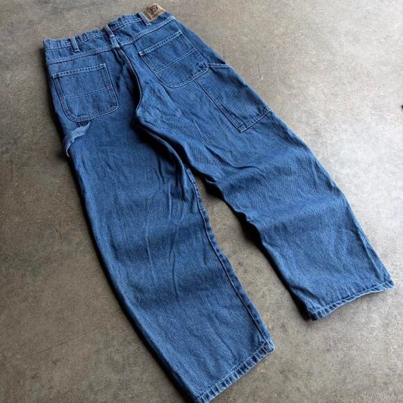 2000s y2k full blue carpenter jeans - Picture 2 of 5